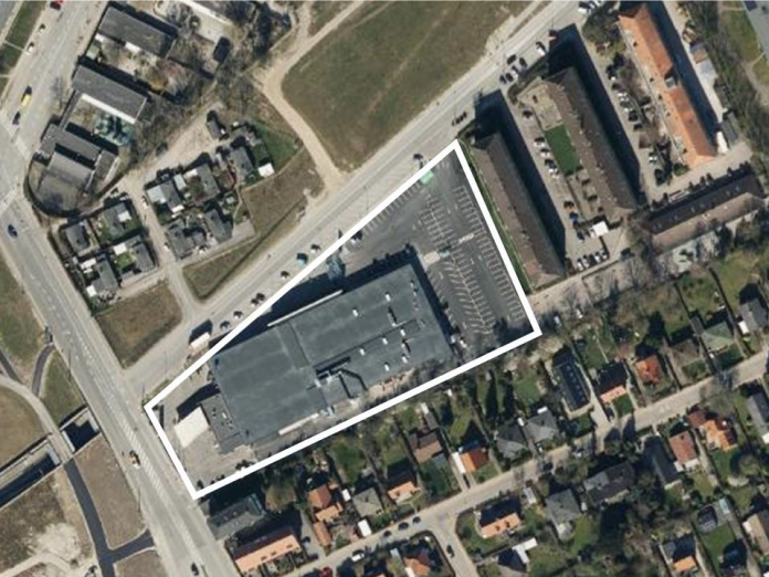 Kort over planområdet Vigerslev Bydelscenter
